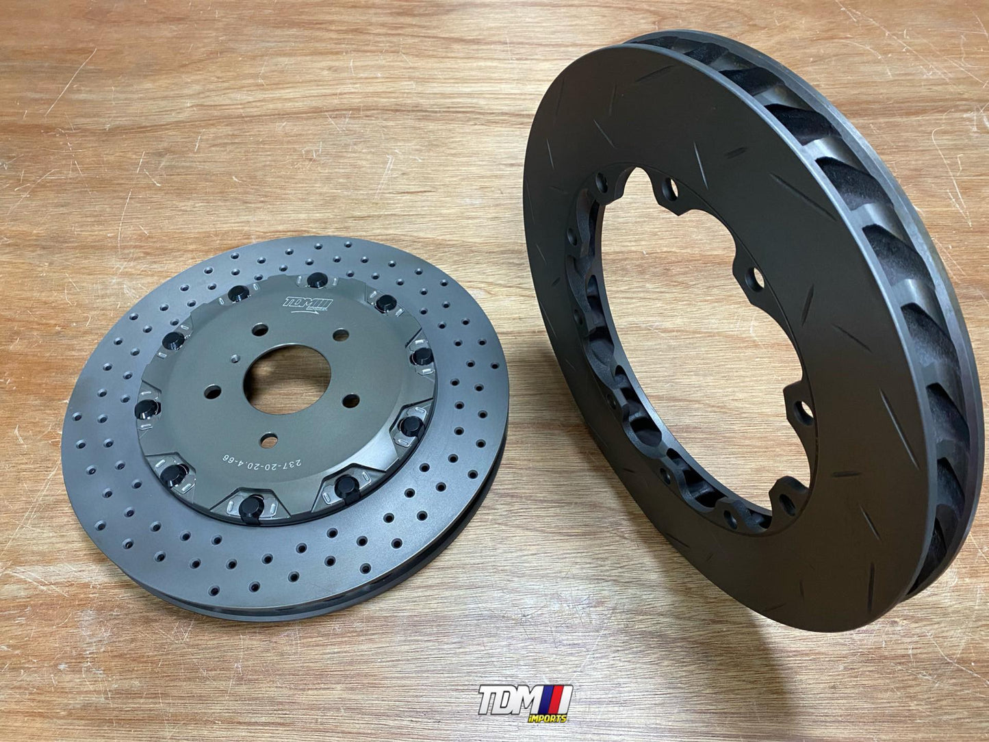 TDMi EL Series Replacement Rotor Rings (Pair) – Premium FC-25 Steel Brake Discs