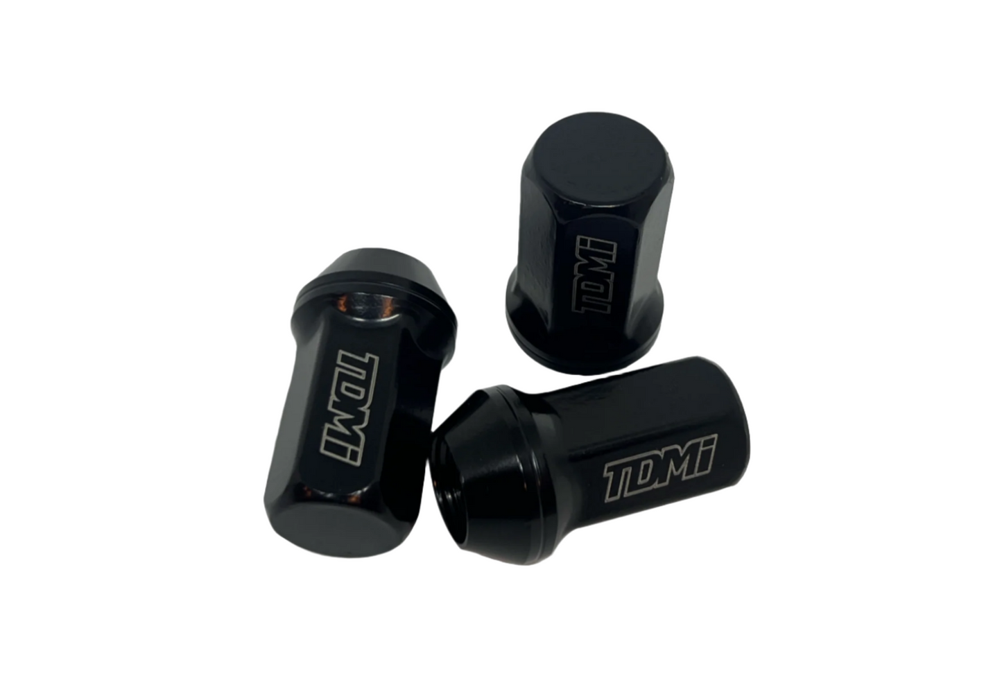 Closed-End Steel Lugnuts with Black Chrome Finish | Secure & Sleek Wheel Fitment